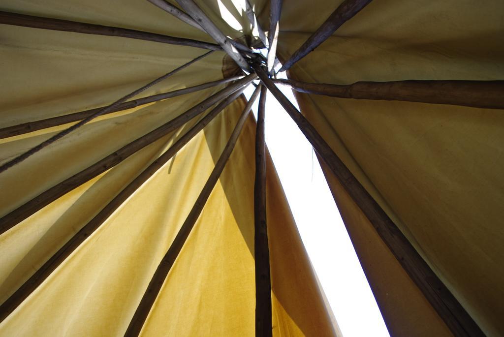 Отель Les Tipis Du Bonheur De Vivre Brulon Экстерьер фото